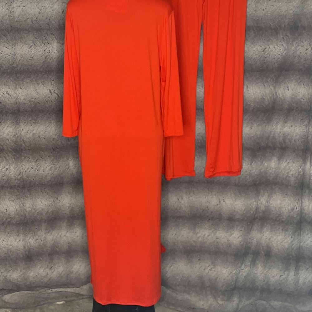 Elegant 2pcs orange pant set - Picture 6 of 6